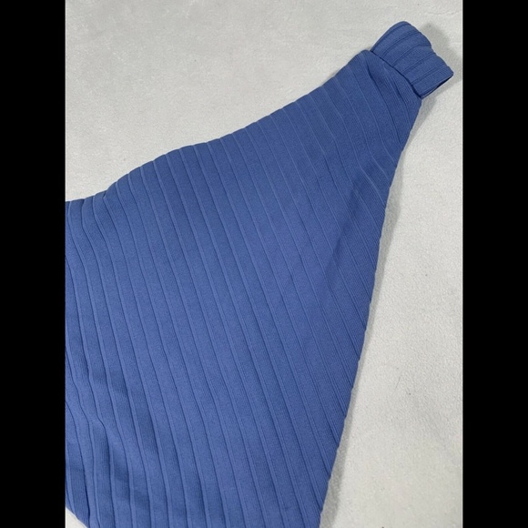 NWT $58 Becca Loreto‎ Ribbed Bikini Bottoms in Mist Blue [SZ XL ] - Picture 10 of 12